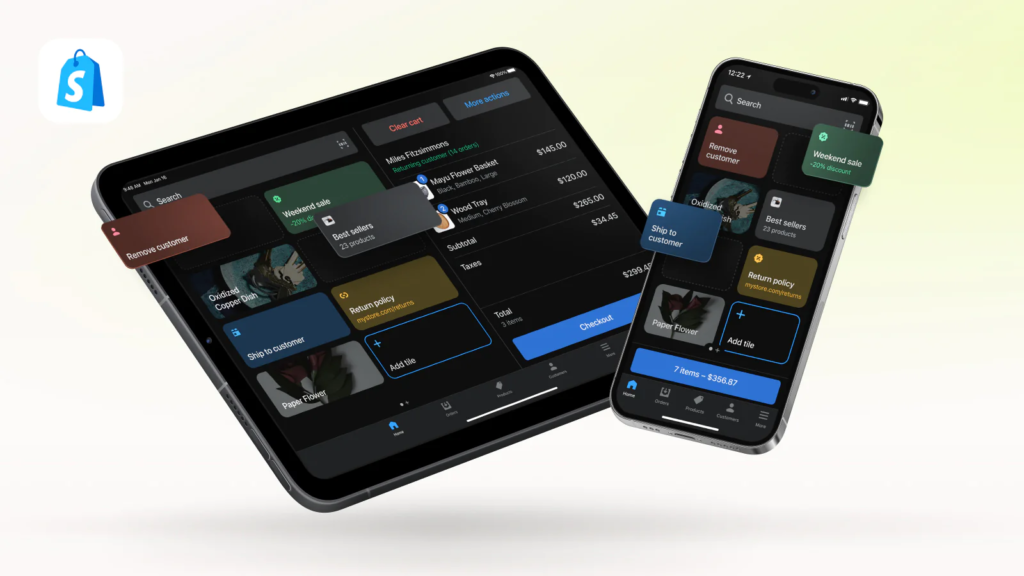 Shopify vs. Ecwid: Shopify POS app