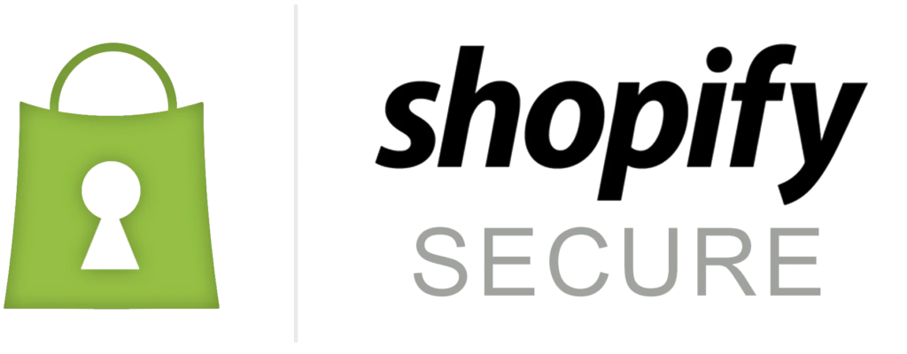 Shopify vs. Ecwid: Shopify secure checkout badge