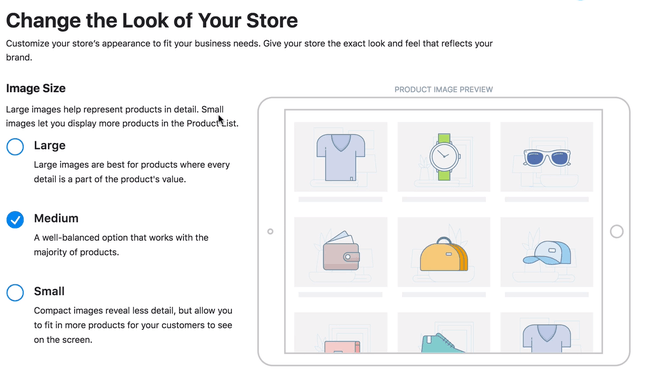 Shopify vs. Ecwid: Ecwid's   "scale" balancing small to large packages