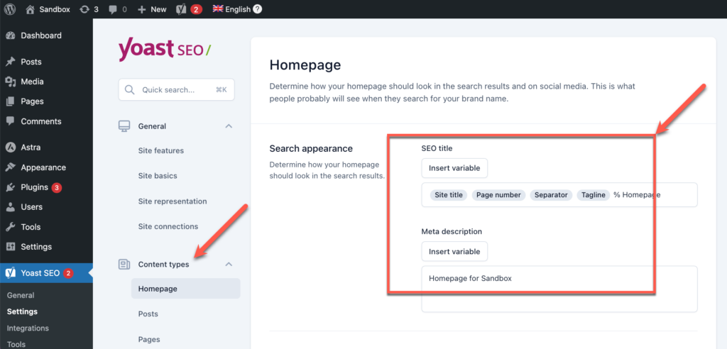 Wordpress vs. ClickFunnels: Yoast SEO plugin