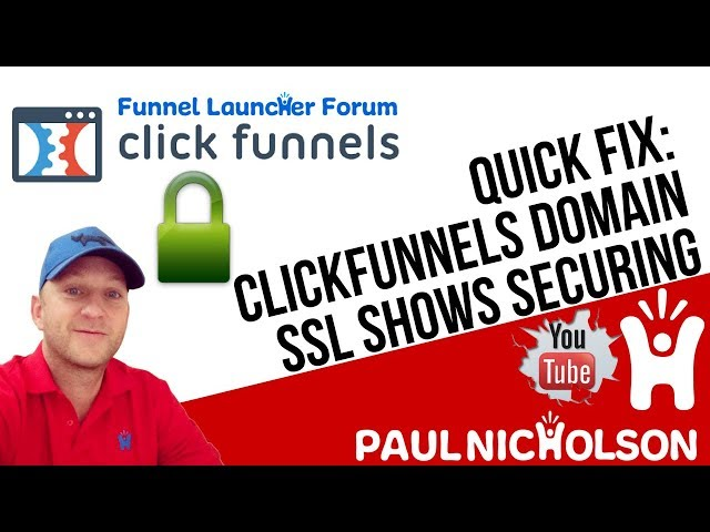 Wordpress vs. ClickFunnels: ClickFunnels' SSL certificate lock icon