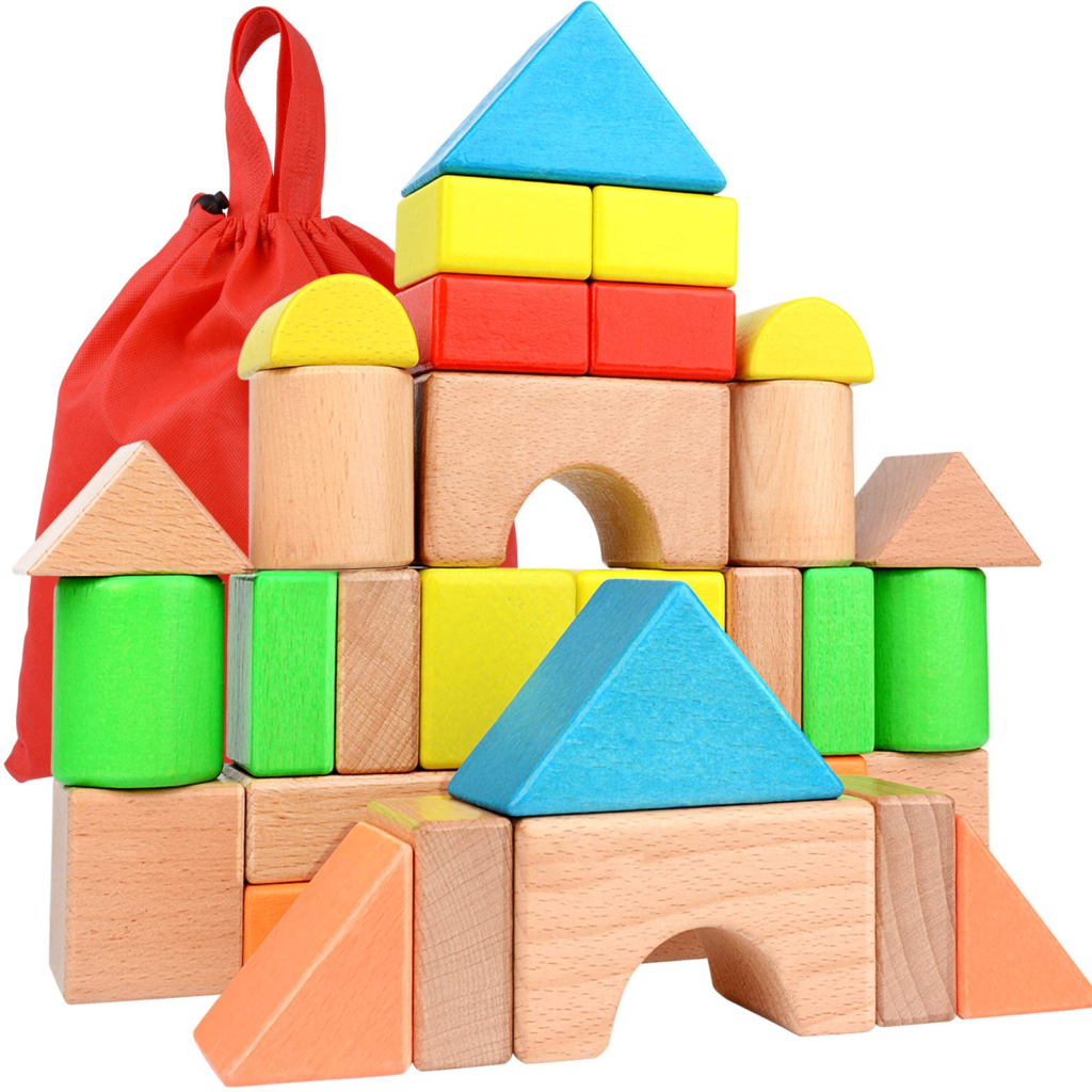 Wooden Building Blocks: well-maintained wooden building blocks