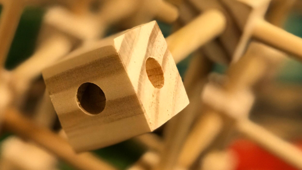 Wooden Building Blocks: a DIY project in progress using wooden building blocks