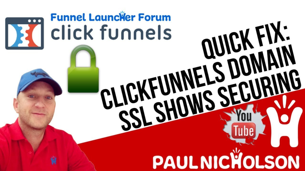 Shopify vs. ClickFunnels: ClickFunnels SSL lock 